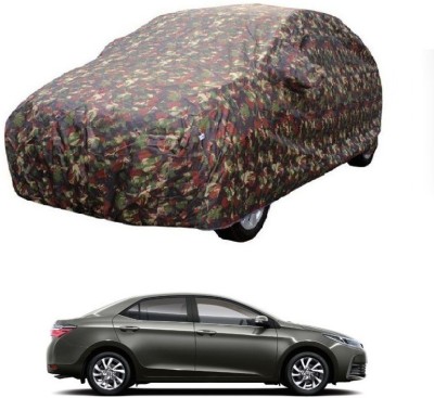 MoTRoX Car Cover For Toyota Corolla Altis (With Mirror Pockets)(Multicolor)