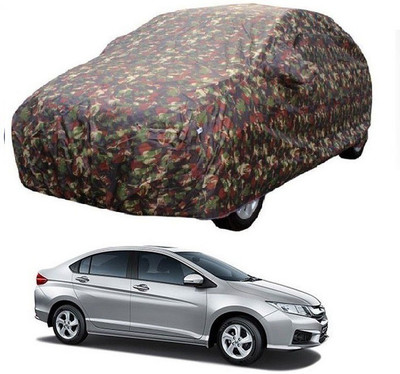 MoTRoX Car Cover For Honda City (With Mirror Pockets)(Multicolor)