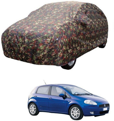 MoTRoX Car Cover For Fiat Grande Punto (With Mirror Pockets)(Multicolor)