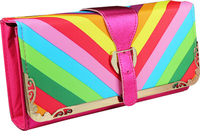 

Bee Fashionable Casual Pink Clutch