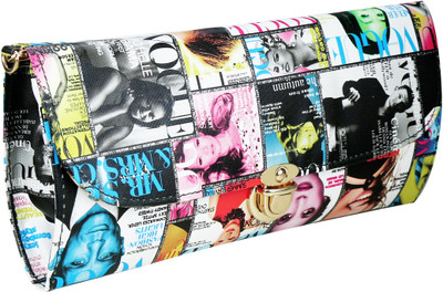

Bee Fashionable Casual Multicolor Clutch