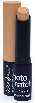 

Color Fever Photo match CC Complexion Pan Stick (Light Wheat) Concealer(Multi)