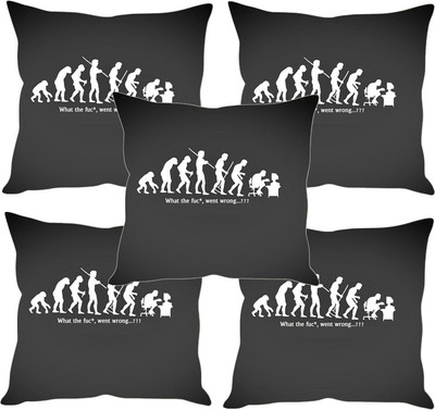 

Sleep Nature's Printed Cushions Cover(Pack of 5, 30.63 cm*30.63 cm, Multicolor)
