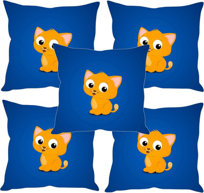 

Sleep Nature's Printed Cushions Cover(Pack of 5, 40.63 cm*40.63 cm, Multicolor)