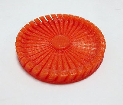 

3Idea Technology 1 Compartments Plastic Business Card Holder(Tangerine)