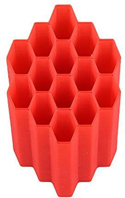 

3Idea Technology 1 Compartments Plastic Stationay Holder(Red)