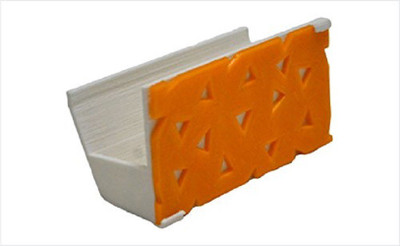 

3Idea Technology 1 Compartments Plastic Business Card Holder(Orange)