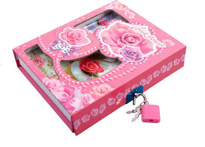 

COI A6 Diary(Coi Kids flower closed organiser /diary/ planner with lock for kids 2017 (pink), Pink)