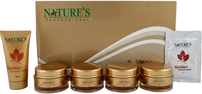 

Natures Professional Illuminating Gold Facial kit 682 ml(Set of 6)