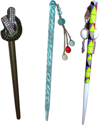 

Anokhi Ada Juda Stick Hair Accessory Set(Multicolor)
