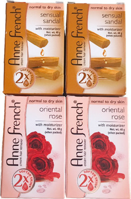 

Anne French Combo of Sandal and Rose Cream(40 g, Set of 4)