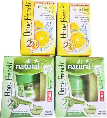 

Anne French Combo of Aloe and Lemon Cream(40 g, Set of 4)