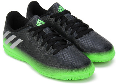 

ADIDAS Boys Lace Football Shoes(Black, Dkgrey/silvmt/sgreen