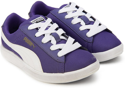 

Puma Girls Lace Sneakers(Purple, Liberty blue;white