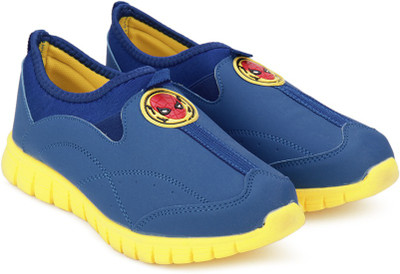 

Spiderman Boys Slip on Sneakers(Blue, Blue yellow