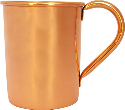 

vaishya impex private limited COPPER MUG Copper Mug(425 ml), Orange