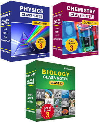 Class Notes For 11th PCB (Set Of 9 Volumes) For NEET/AIIMS/Olympiad By Career Point Kota(Paperback, Career Point Kota)
