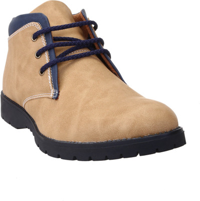 Zappy Boots For Men(Tan, Navy, Camel;blue