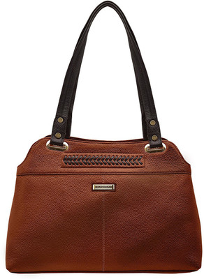 

JFL-Jewellery For Less Women Formal Brown Leatherette Hand-held Bag