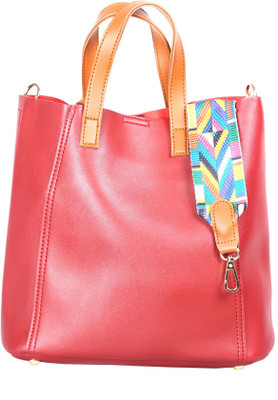 

Mary Anne Women Evening/Party Red Leatherette Hand-held Bag