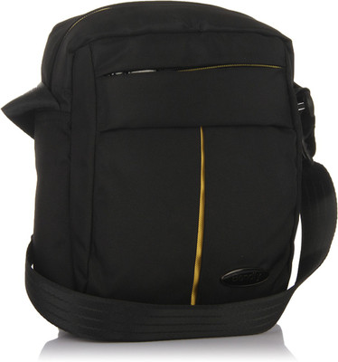 

Bendly Men & Women Sports Black Polyester Sling Bag