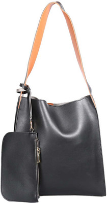 

Mary Anne Women Casual Black Leatherette Sling Bag