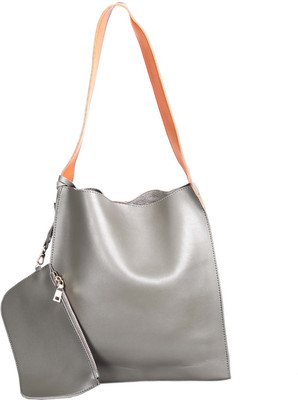 

Mary Anne Women Casual Grey Leatherette Sling Bag