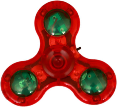 

Montez Red LED Light Fidget Hand Spinner Toy(Multicolor)