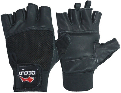 

Ceela Sports G01 Gym & Fitness Gloves (M, Red), Black