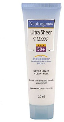 

Neutrogena Ultra Sheer Sunblock - SPF 50+ PA+++(30 ml)