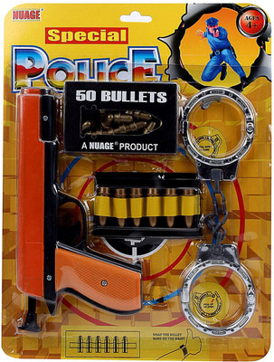 

Aaryan Enterprise SPECIAL POLICE KIT With 50 Bullets(Multicolor)