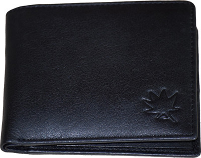 

HAPtic Men Black Genuine Leather Wallet(5 Card Slots), Black 105