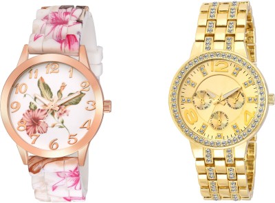cosmic genva platinum rhinestone studded -sl-9 luxury Watch  - For Women   Watches  (COSMIC)