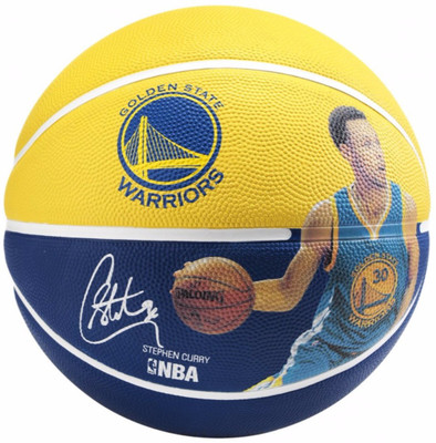 

SPALDING Stephen Curry Basketball - Size: (Pack of 1, Yellow, Blue;yellow
