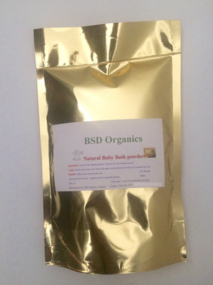 

BSD Organics Natural Herbal Baby bath powder(100 g)