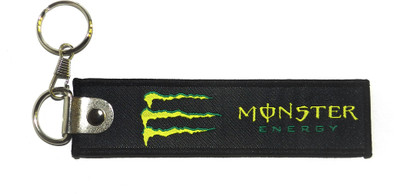 

Techpro Doublesided Monster Energy cloth Key Chain(Multicolor)