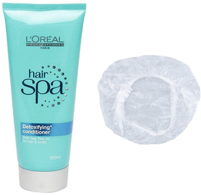 

L'Oreal Paris Hair Spa Set of 2 (Detoxifying Conditioner+Shower Cap)(Set of 2)