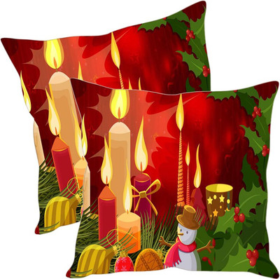 

Sleep Nature's Printed Cushions Cover(Pack of 2, 30.63 cm*30.63 cm, Multicolor)