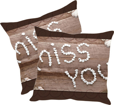 

Sleep Nature's Printed Cushions Cover(Pack of 2, 30.63 cm*30.63 cm, Multicolor)