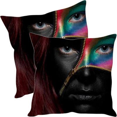 

Sleep Nature's Printed Cushions Cover(Pack of 2, 30.63 cm*30.63 cm, Multicolor)