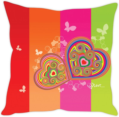 

Sleep Nature's Abstract Cushions Cover(40.63 cm*40.63 cm, Multicolor)
