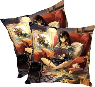 

Sleep Nature's Printed Cushions Cover(Pack of 2, 30.63 cm*30.63 cm, Multicolor)