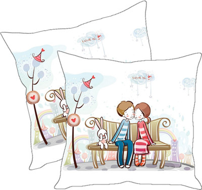 

Sleep Nature's Printed Cushions Cover(Pack of 2, 40.63 cm*40.63 cm, Multicolor)