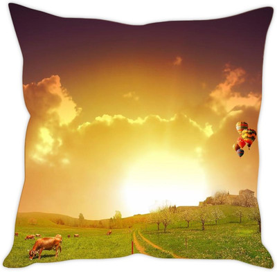 

Sleep Nature's Printed Cushions Cover(30.63 cm*30.63 cm, Multicolor)