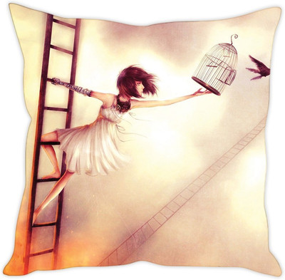 

Sleep Nature's Abstract Cushions Cover(30.63 cm*30.63 cm, Multicolor)
