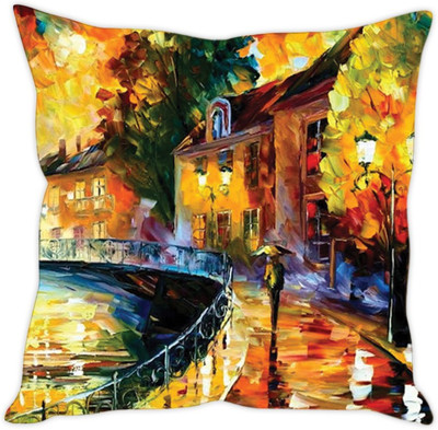 

Sleep Nature's Abstract Cushions Cover(40.63 cm*40.63 cm, Multicolor)