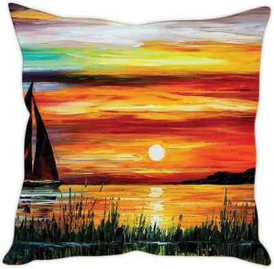 

Sleep Nature's Abstract Cushions Cover(40.63 cm*40.63 cm, Multicolor)