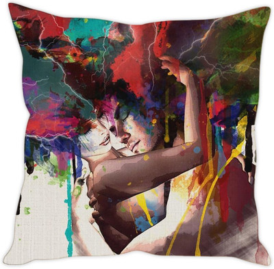 

Sleep Nature's Printed Cushions Cover(30.63 cm*30.63 cm, Multicolor)