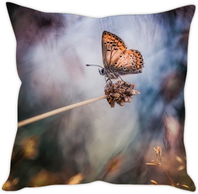 

Sleep Nature's Abstract Cushions Cover(30.63 cm*30.63 cm, Multicolor)