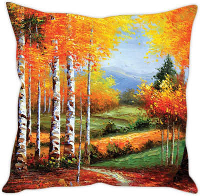 

Sleep Nature's Abstract Cushions Cover(40.63 cm*40.63 cm, Multicolor)
